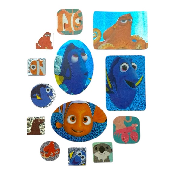 Finding Nemo Glitter Magnets - Picture 1 of 1